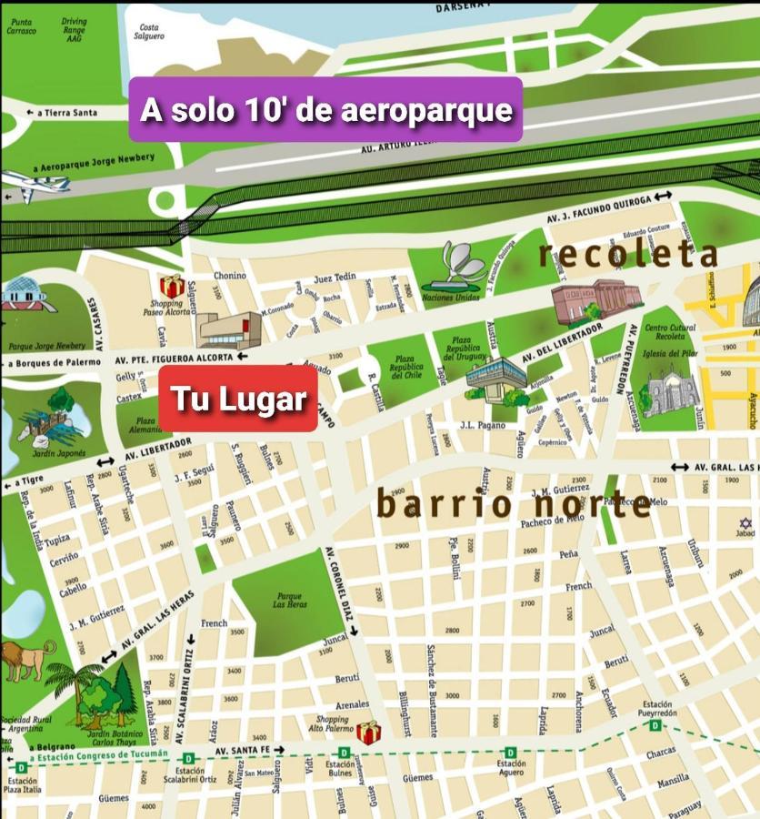 Appartamento Muy Luminoso Palermo Chico 10' Aeroparque 100m del Mater dei Buenos Aires Esterno foto